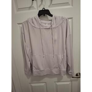 Fabletics Medium Lavender Modal Blend Activewear Athleisure Pullover Hoodie